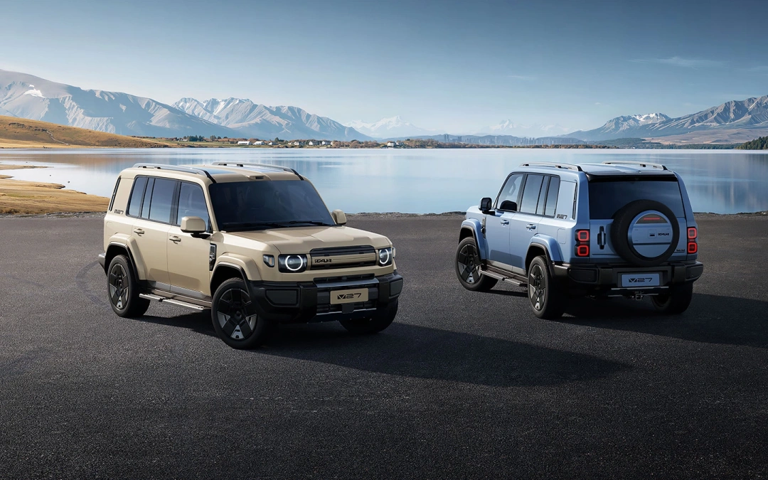 Новый iCaur V27 — гибрид с запасом хода более 1000 км и дизайном в стиле Defender